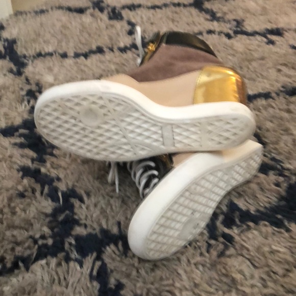 SOLDGiuseppe Zanotti Nicki Wedge Leather Sneak… - Picture 4 of 6